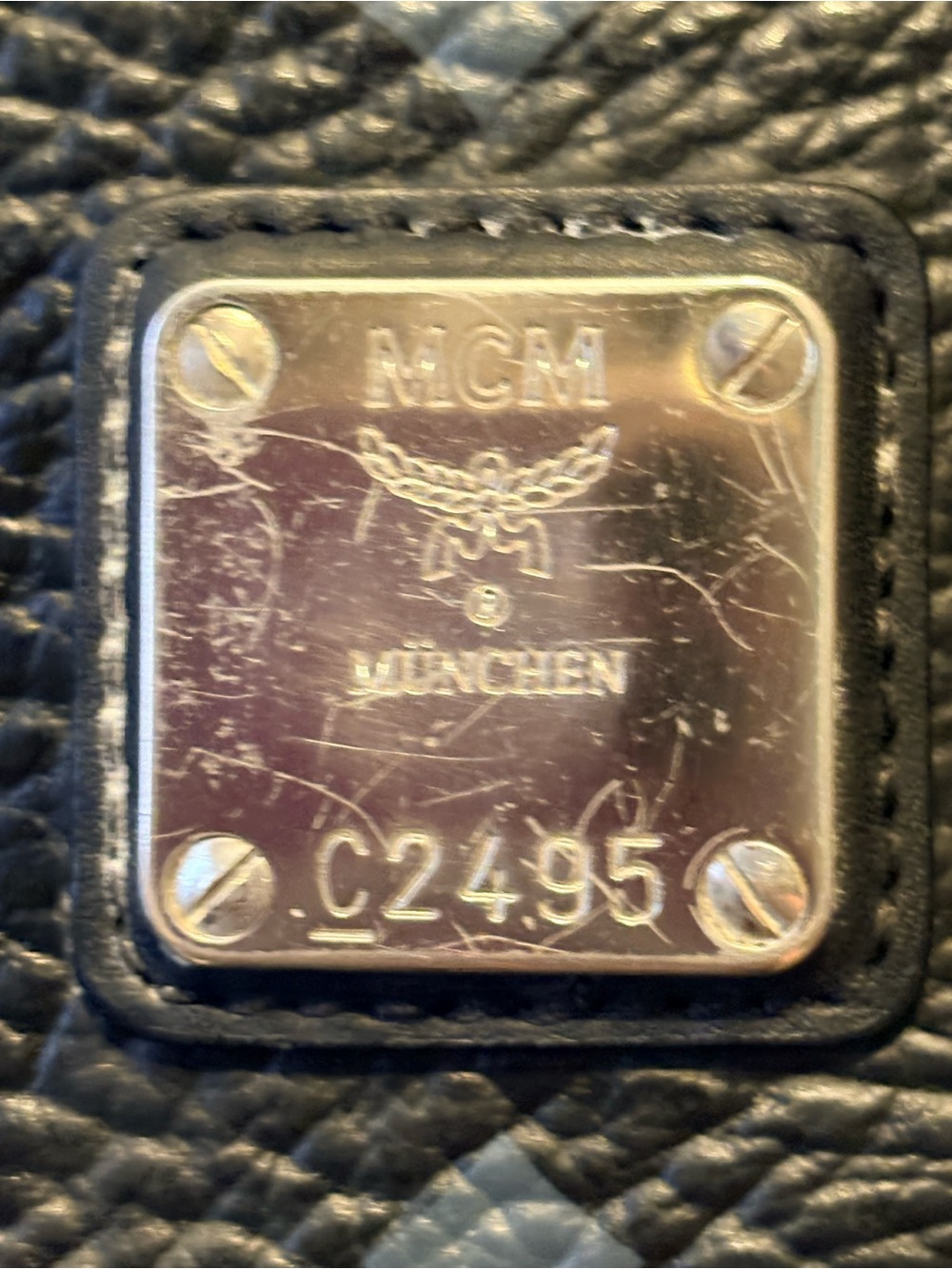 MCM Visetos Leather Tote Bag - Picture 13 of 16